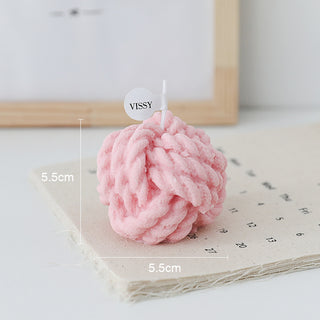 Souvenir Photo Props Small Wool Candles