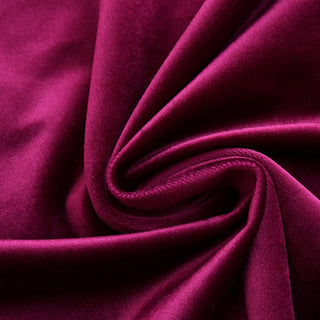 Luxury Red Velvet Blackout Curtains