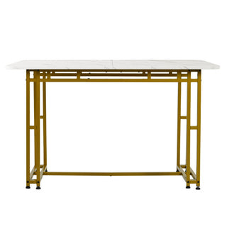 Sleek & Modern Dining Table (Gold)