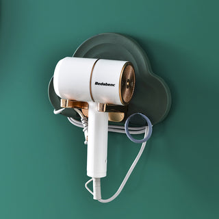 Non-Perforated Foldable Hair Dryer Hanger