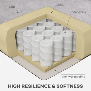 Gray Fabric Tufted Club Accent Chair With Removable Cushion, Wooden Legs