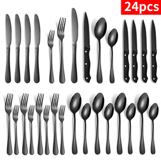 24-piece Set Knife Fork And Spoon