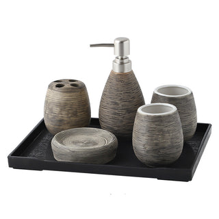 Retro Handmade Ceramic Bathroom Set