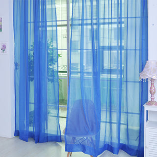 Transparent Solid Color Glass Mesh Curtains