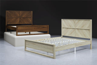 Archer Wood Bed Frame With Headboard