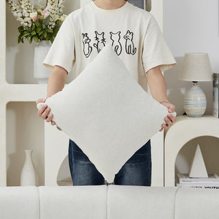 Chenille Curved Sectional Sofa With 4 Pillows,Curved Symmetrical Modular Semi Circular Sofa Sectional For Bedroom, Living Room, Office For Leisure Or Nap, Reading Room, And Lobby