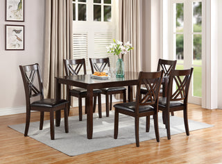 Classic Espresso Dining Set (7 Pieces)