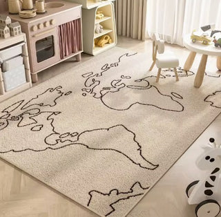 Cartoon Living Room Carpet Machine