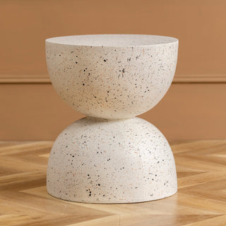 Hourglass Small Round Side Table
