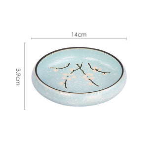 Japanese Hand-painted Ceramic Plates