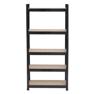 Five-tier Shelves Black Sprayed