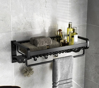 Wall-Mounted No-Punch Bathroom Toilet Rack