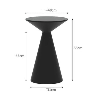 Round Light Luxury Metal Coffee Table Living Room