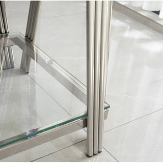 Stainless Steel End Table
