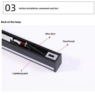 Simple Strip In-line LED Wall Lamp