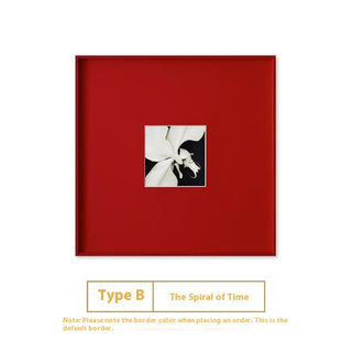 Red Minimalist Decorative Painting