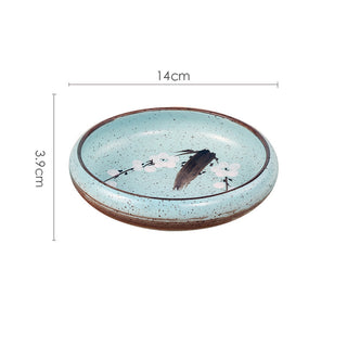 Japanese Hand-painted Ceramic Plates