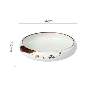 Japanese Hand-painted Ceramic Plates