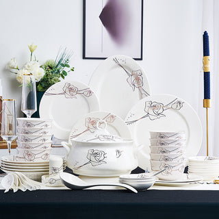 Ceramic China Bowls And Plates