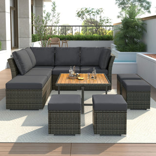 Levi Outdoor Patio Set (10 Pieces)