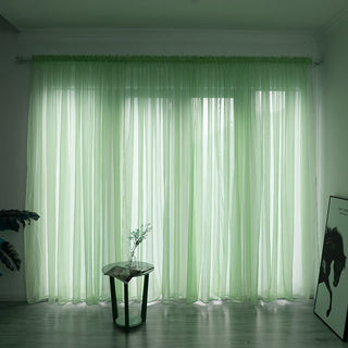 Simple Modern Solid Color Balcony Curtain