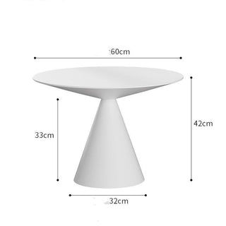 Round Light Luxury Metal Coffee Table Living Room