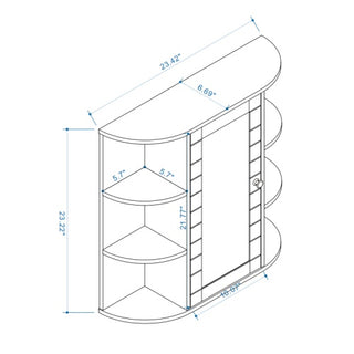 Wall Mounted Bathroom Cabinet