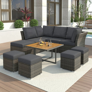 Levi Outdoor Patio Set (10 Pieces)