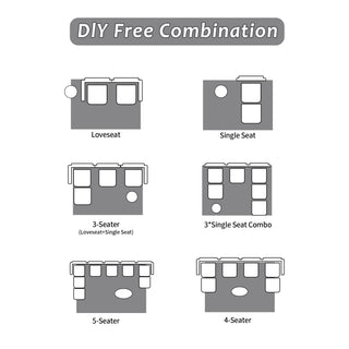 Modern Memory Foam Compressed Sofa,2 Seater Large Sectional Couches For Living Room,Pet-Friendly Cloud Modular Sectional Sofa,Corduroy Fabric,Extra Deep Loveseat,No Assembly Required, Beige