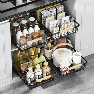 Pull Out Cabinet Organizer - 2 Pack