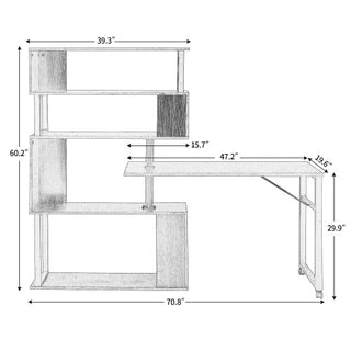 Computer Desk L-shaped Corner Table