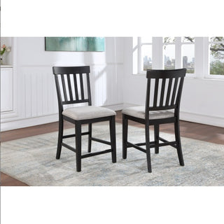 Halle - Counter Chair Dark Brown