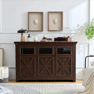Oak Farmhouse Buffet Sideboard