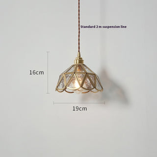 Japanese Retro Brass Nordic Chandelier