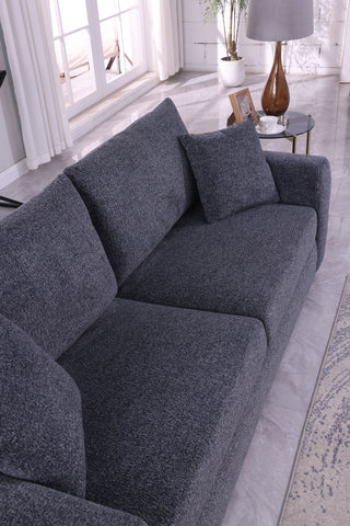 Modern Minimalist Comfortable Fabric GREY Sofa