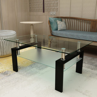 Modern Minimilist Coffee Table (Black)