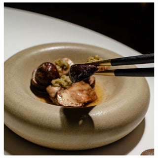 Nordic Kiln Baked Thick Bread Plate Deep Plates
