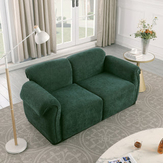 68.5 Length , Fashionable Modular Sofa,iron Frame,chenille Sofa,GREEN,Suitable For Living Room,bedroom
