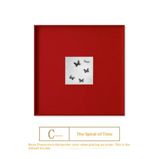 Red Minimalist Decorative Painting