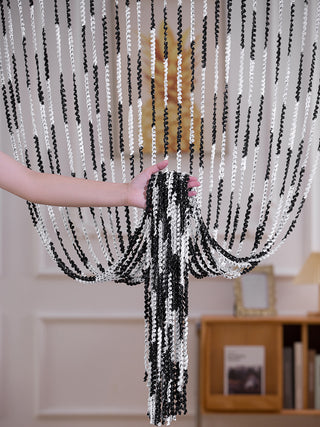 Pearl Tassel Partition Curtain for Living Room