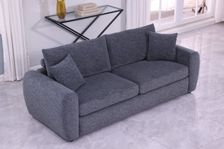 Modern Minimalist Comfortable Fabric GREY Sofa