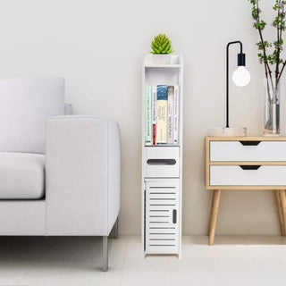 4 Tiers Modern Bathroom Furniture Cabinet Wood