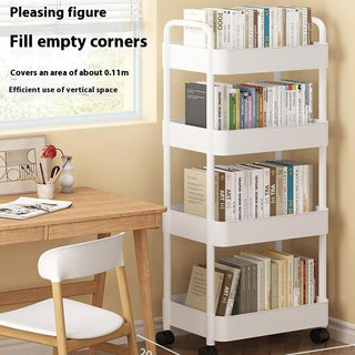 Movable Multi Functional Bookshelf