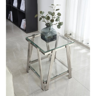 Stainless Steel End Table
