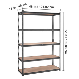 5 Tier Vevor Storage Shelving Unit