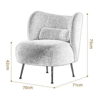 Freya Nordic Plush Chairs
