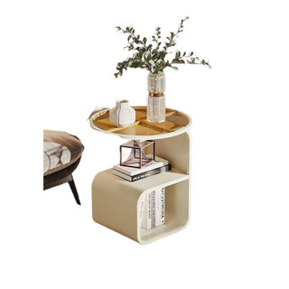 Simple Modern Round Glass Side Table