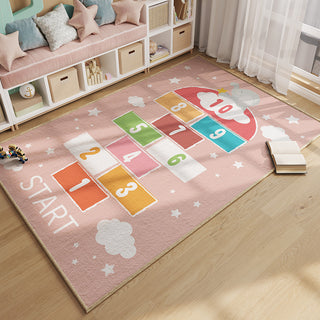 Kids Cozy Colorful Cartoon Area Rug