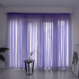 Simple Modern Solid Color Balcony Curtain