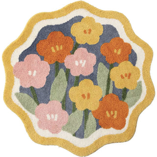 Isla Plush Flower Rug